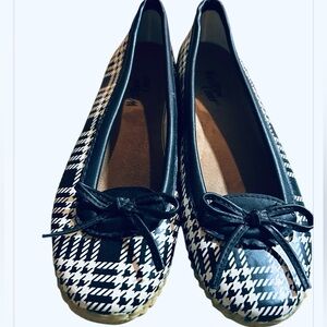 Western Chief Houndstooth Check Skimmer Flats ~ Rain Shoes-Ballet Style -Outdoor